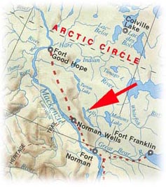 Norman Wells map